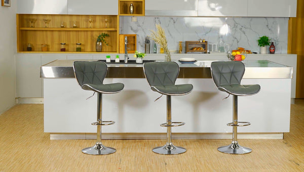 Experience Comfort and Style: Modern Shell Back Adjustable Swivel Bar Stools