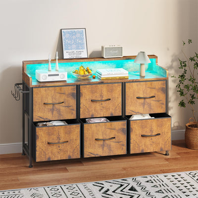 Dresser for Bedroom with 6 Drawers