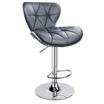 Modern Shell Back Adjustable Swivel Bar Stools - HOMEKOKO